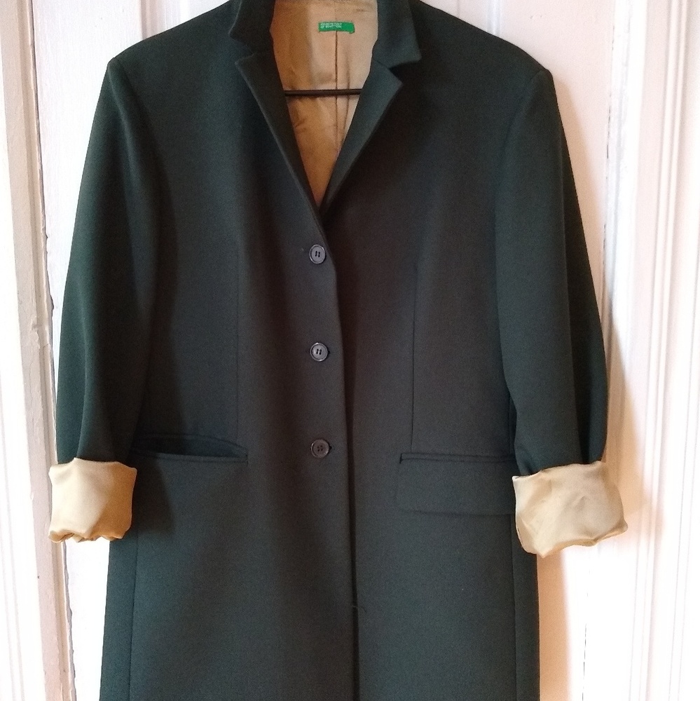 Benetton Long Blazer Jacket